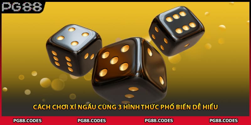 Cách Chơi Xí Ngầu Cùng 3 Hình Thức Phổ Biến Dễ Hiểu